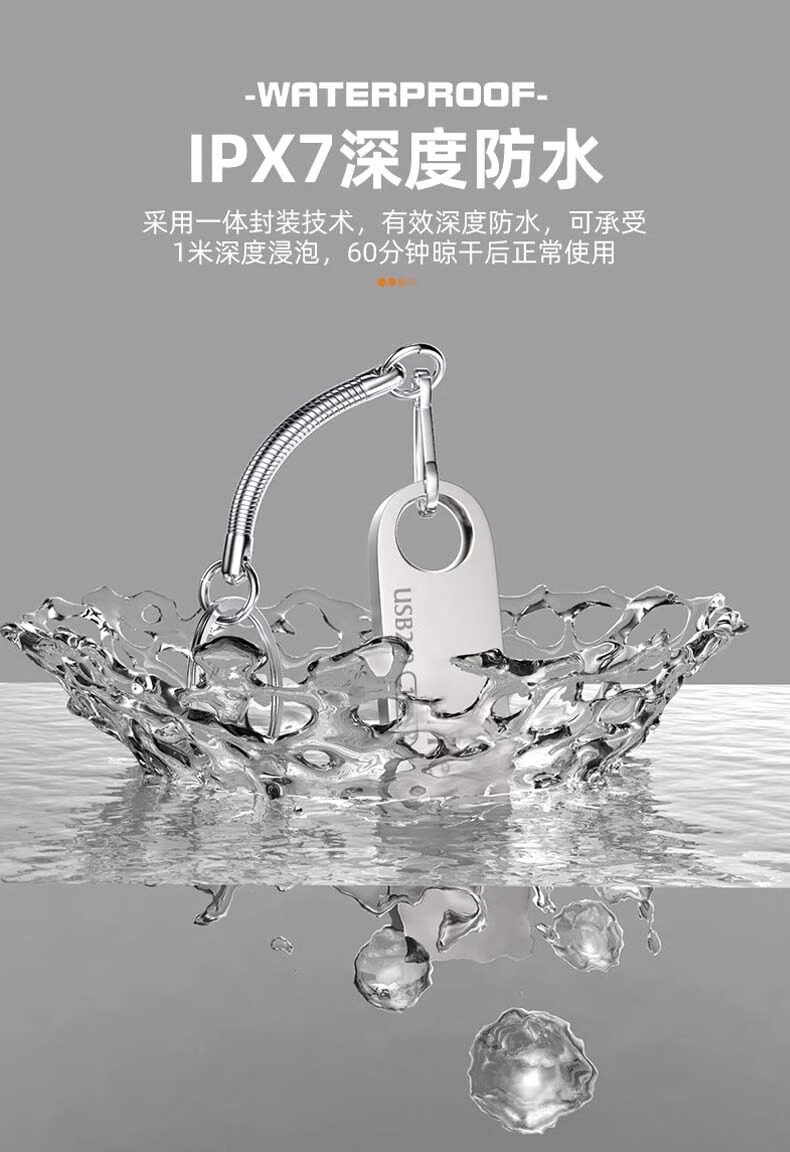 Wholesale 64g engraved USB flash drive 16G 2.0 creative metal USB flash drive gift, 128g waterproof 32gb mobile phone USB flash drive pic 11