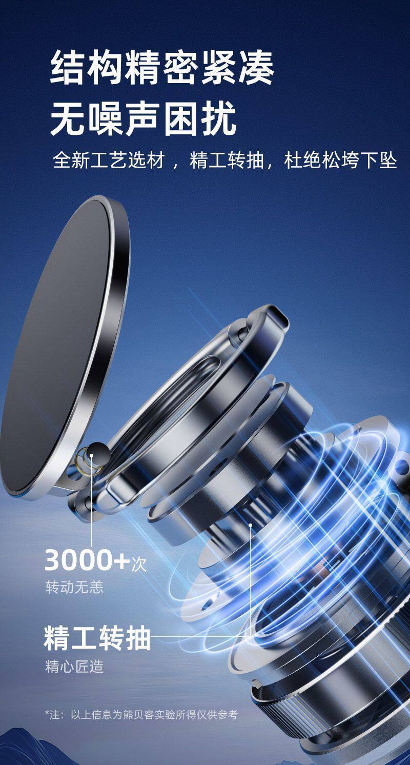 新吸盘式车载手机支架可旋转多功能车载中控台吸盘车载磁吸支架详情8