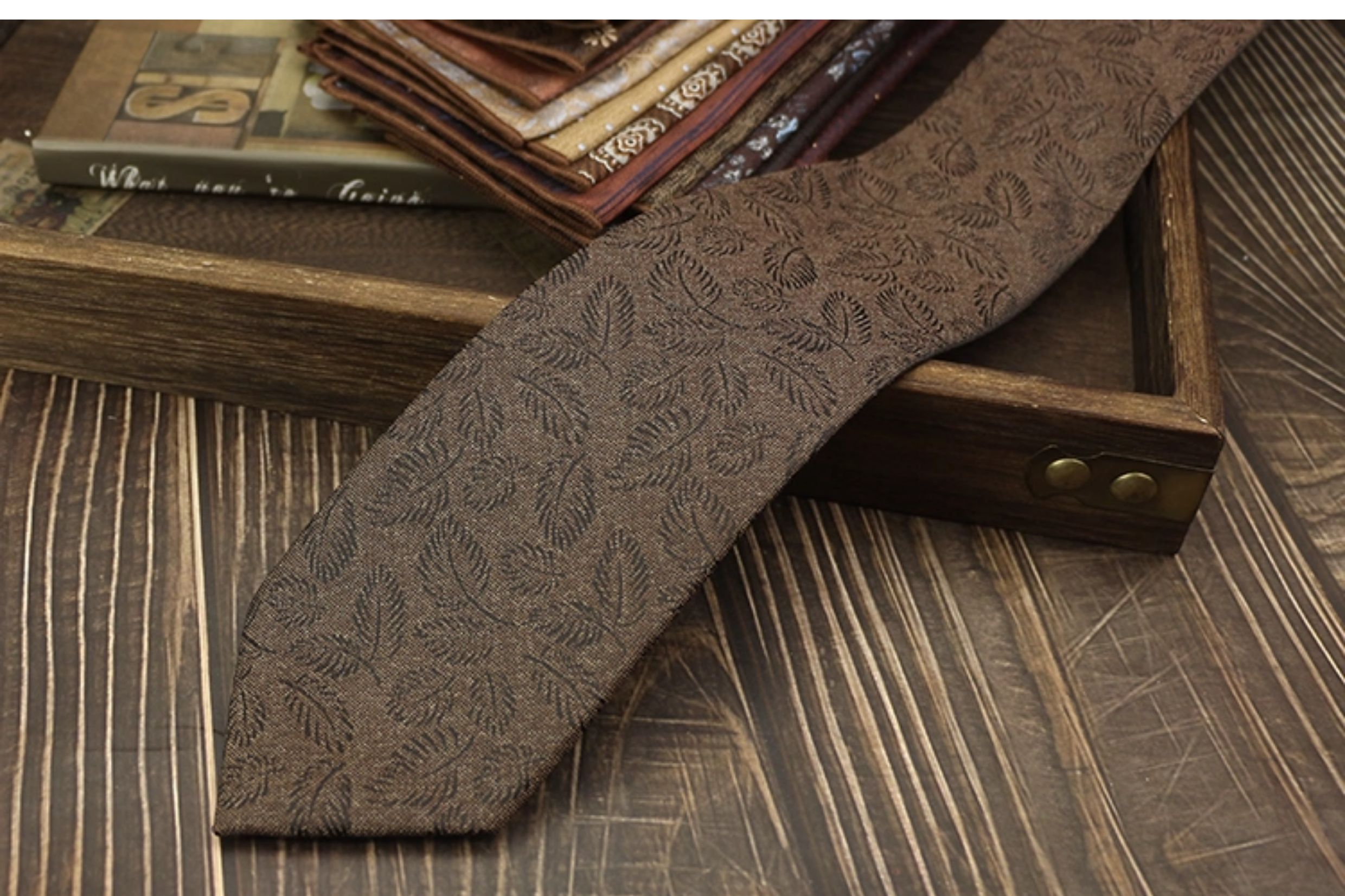 男士领带复古手打英伦风高级领口商务西装结婚新郎婚礼涤丝高档详情14