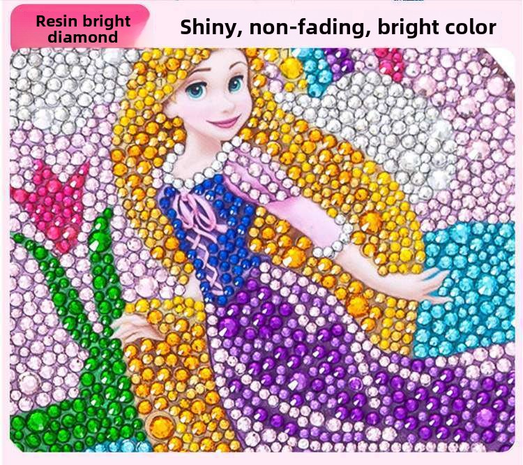 儿童diy钻石贴画中国结挂饰彩钻画手工制作材料包相框钻石画玩具详情6