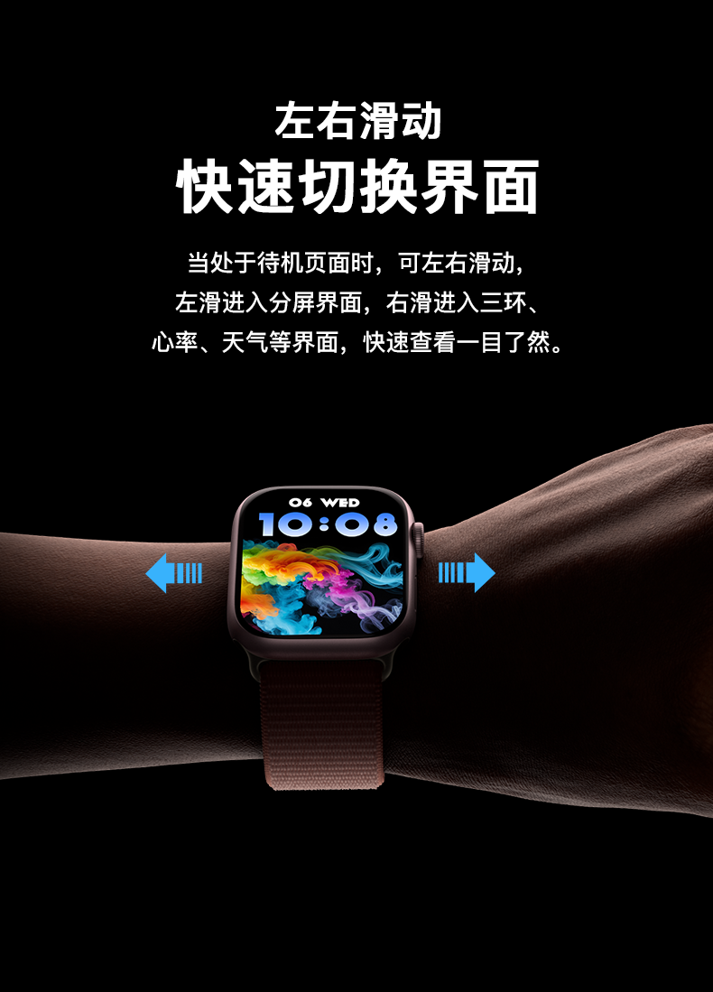 华强北2025新款watchS11智能手表微信回复S10心率血氧运动蓝牙手详情4