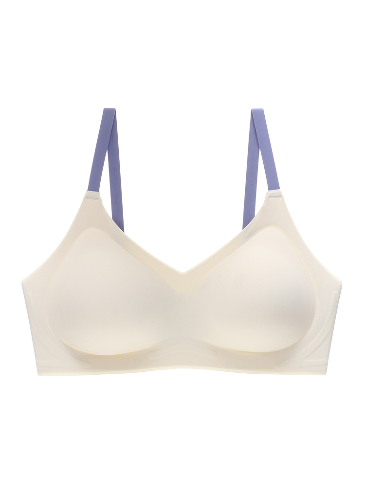 Six Rabbits Small Cloud Seamless Underwear Women's Small Breasts Together To Make A Big Bra No Underwire Anti-Sagging Beauty Bra Item Picture