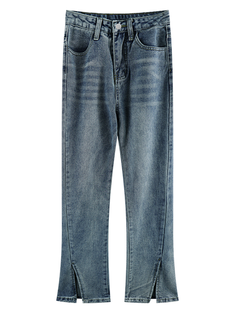 裤子女小众设白底实物图