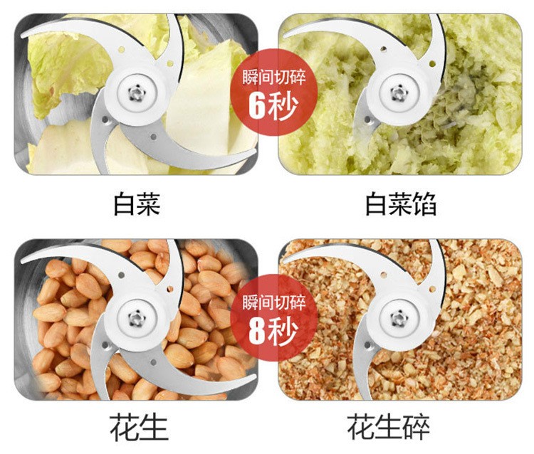 电动打蒜机干湿两用破壁机破皮家用多功能小型磨浆机大容量绞肉机详情4