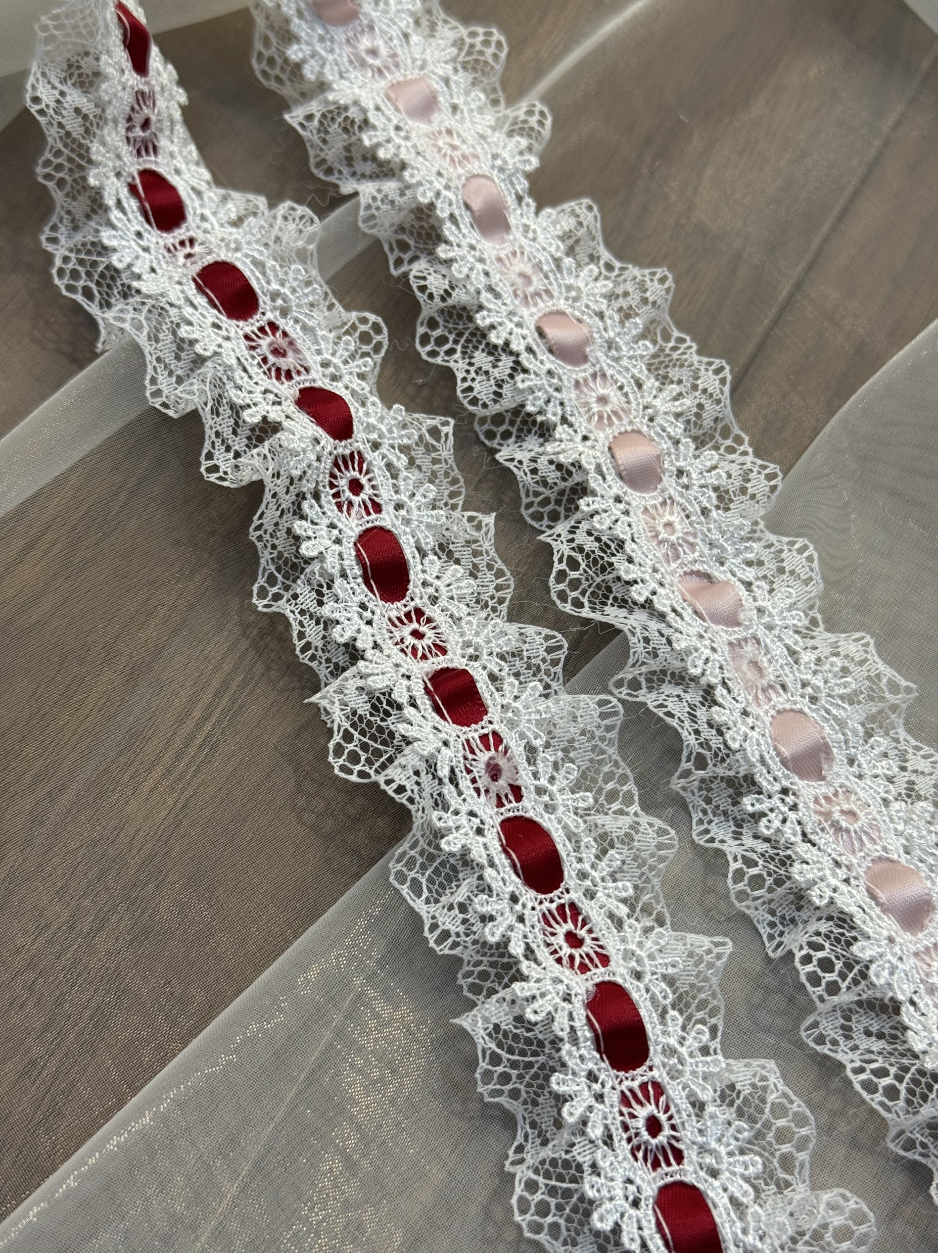 High-end diy DIY lace trim, ribbon Lolita, white baby clothes, bags, skirts, hats and decorations pic 2