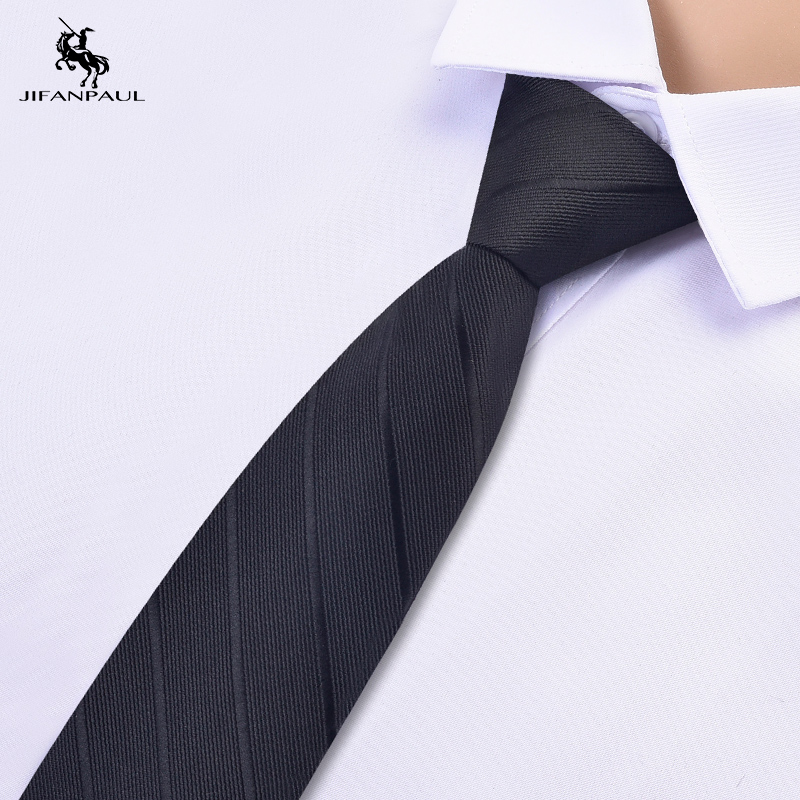 黑色领带男免打结拉式职业正装商务新郎结婚学生懒人易拉得蓝色详情13