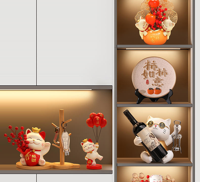 2024新款酒柜装饰品套装组合客厅玄关电视柜轻奢高档摆件乔迁礼物详情20