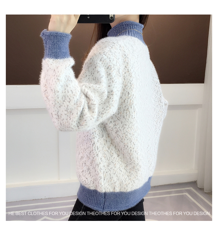 女大童2025年新款春秋冬款毛衣中大童初中学生宽松12-15岁女孩详情13