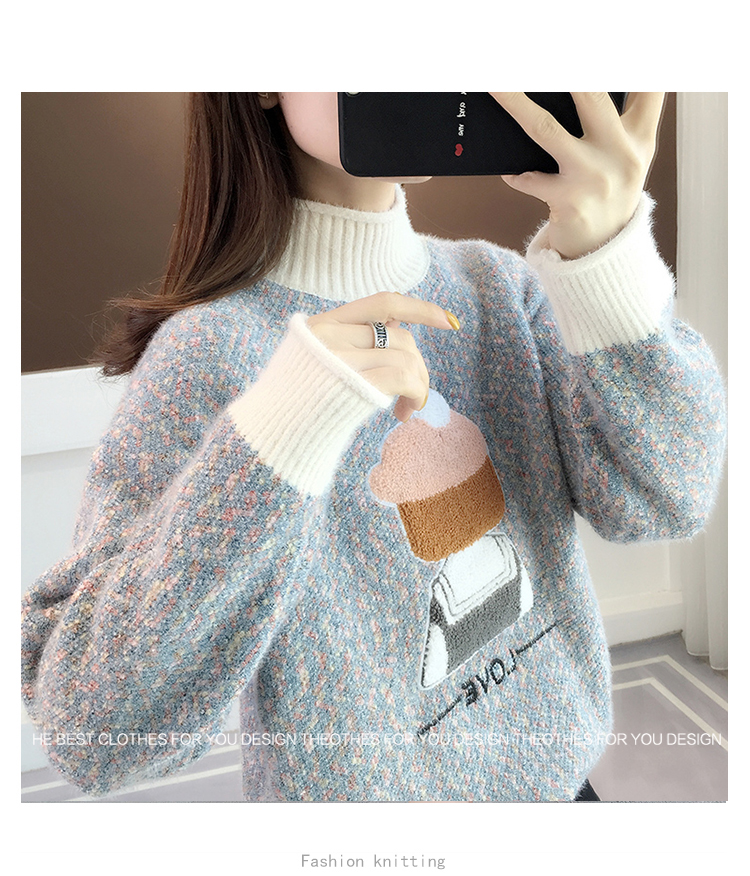 女大童2025年新款春秋冬款毛衣中大童初中学生宽松12-15岁女孩详情5