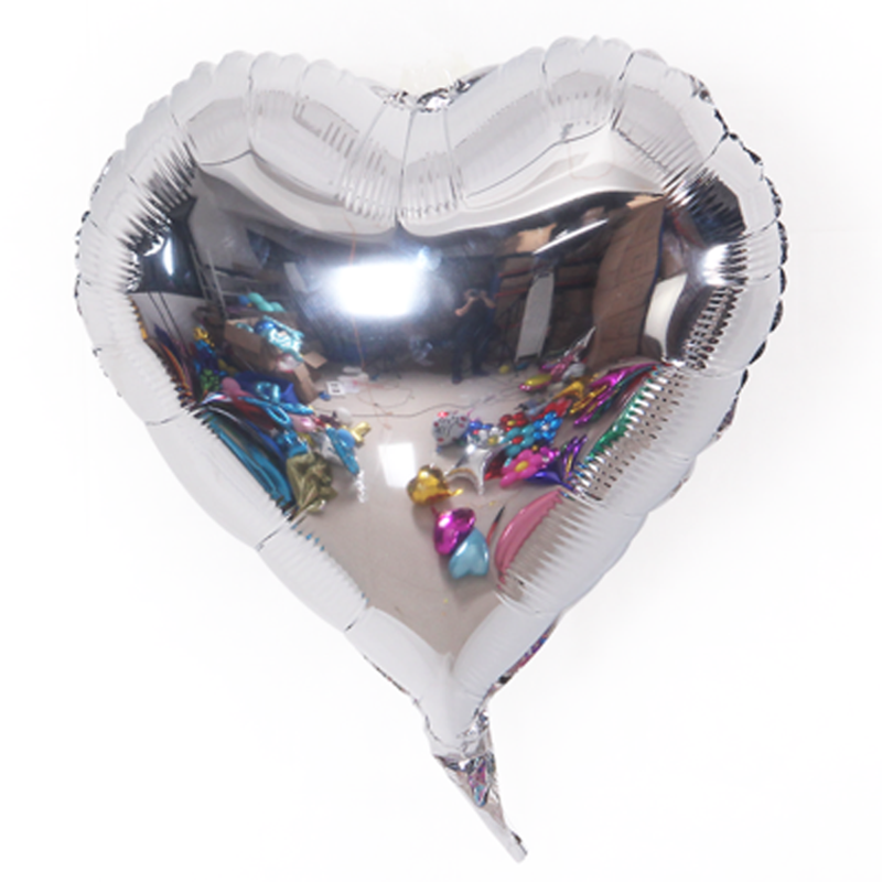 10寸18寸爱心形桃心铝膜铝箔气球生日派对浪漫结婚婚房装饰布置详情11