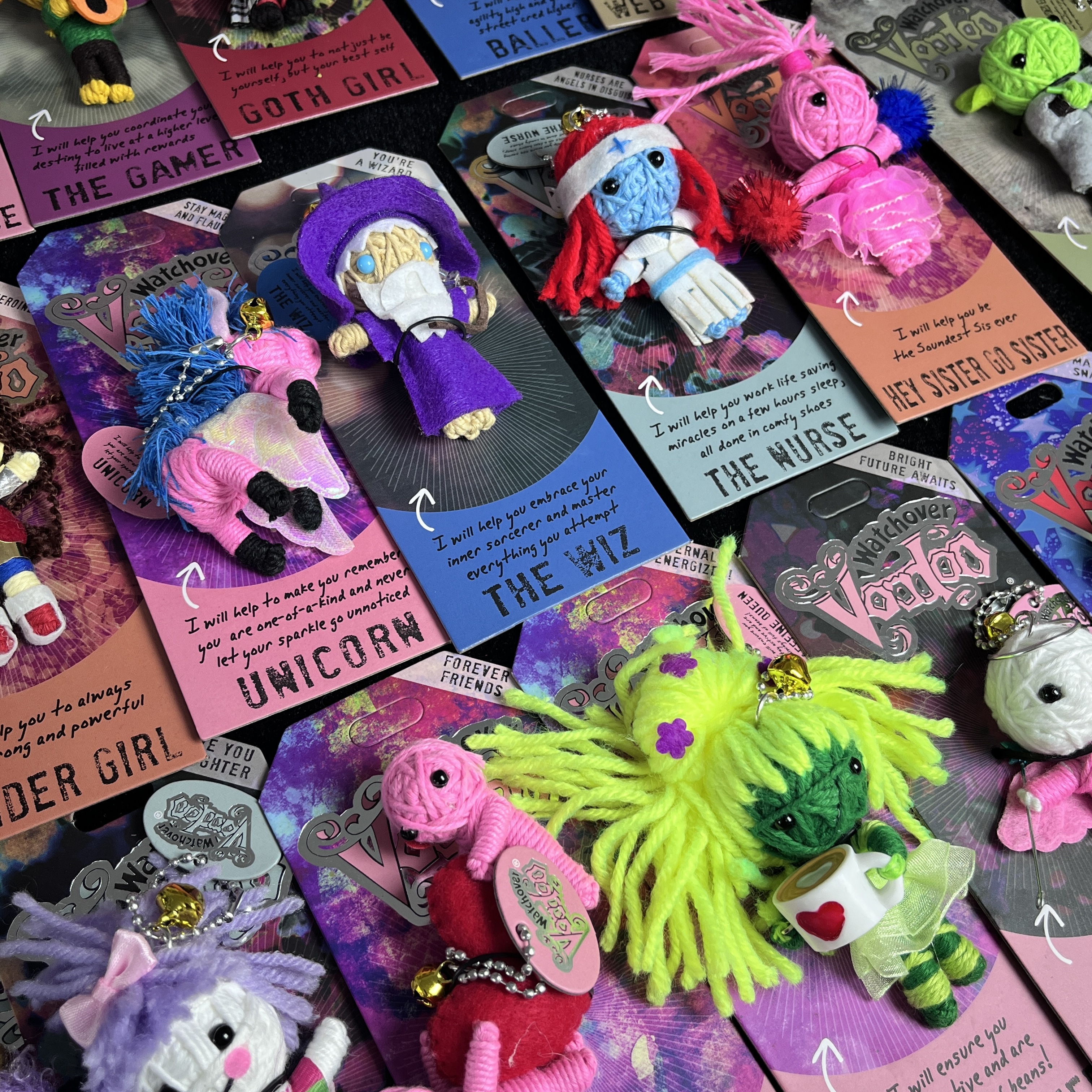 十二星座-潮玩手工DIY缠线 线木乃伊巫娃娃玩偶公仔挂件（带故事卡）详情3