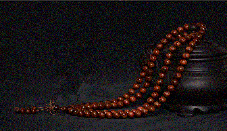 Authentic Hainan yellow rosewood and oil pear old material bracelet 2.0 Hainan Yellow Ghost Face Ghost Eye Bracelet for men and women, Buddhist prayer beads pic 12