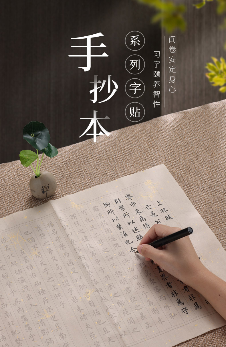 兰亭序练字帖套装手抄静心抄写本小楷书法毛笔字临摹字帖兰亭集序详情1