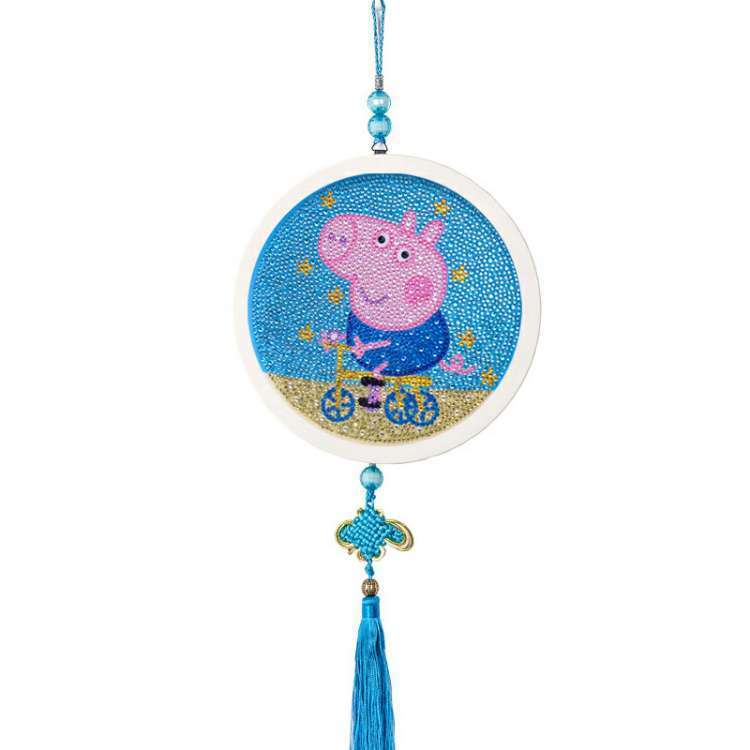 儿童diy钻石贴画中国结挂饰彩钻画手工制作材料包相框钻石画玩具详情27