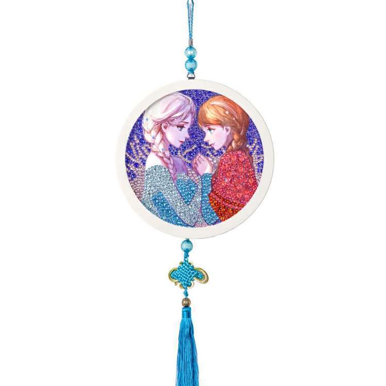 儿童diy钻石贴画中国结挂饰彩钻画手工制作材料包相框钻石画玩具详情14