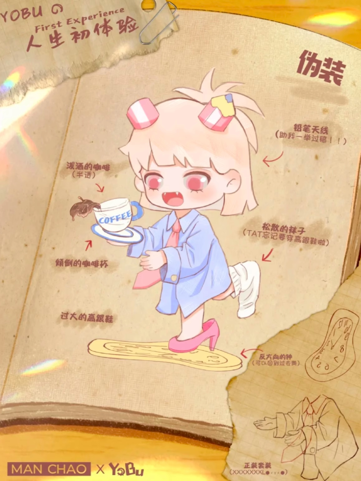 现货正版yobu悠布一代二代三代人生初体验盲盒手办摆件确认款公仔详情13