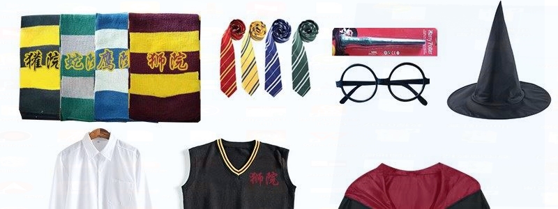 哈利波特cos服装魔法袍格兰芬多赫敏学院套装万圣节衣服披风斗篷详情40