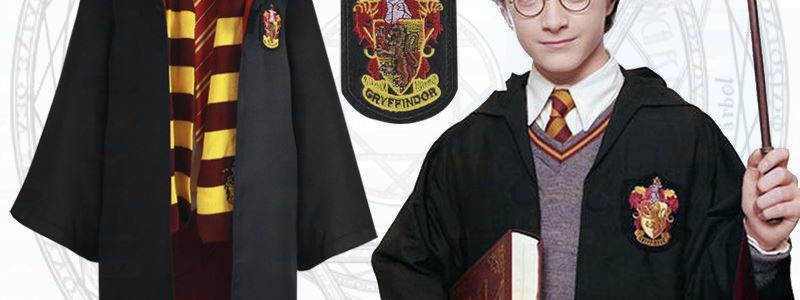 哈利波特cos服装魔法袍格兰芬多赫敏学院套装万圣节衣服披风斗篷详情2