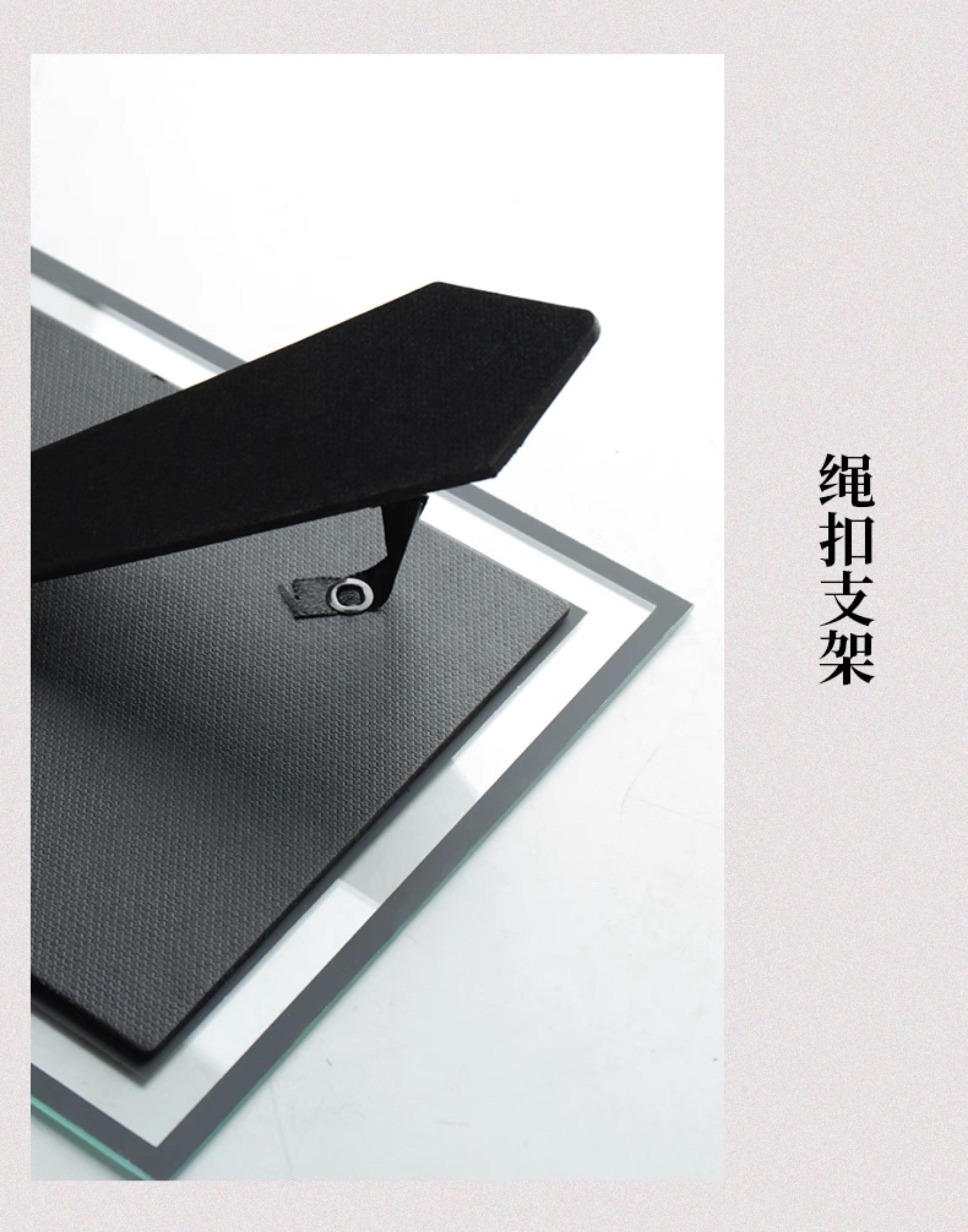 哇噢定制水晶相框摆台高级感相框做成空框加打印相片定制diy678寸详情15