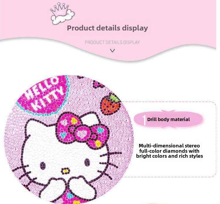 儿童diy钻石贴画中国结挂饰彩钻画手工制作材料包相框钻石画玩具详情7