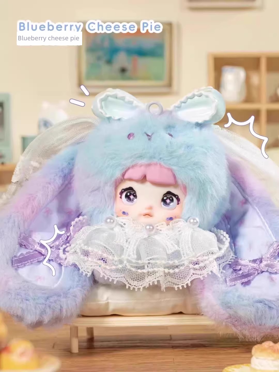 紫峰同款正宗Nommi糯米甜心兔盲盒米宝第二代毛绒娃娃中国情人节礼物详情7