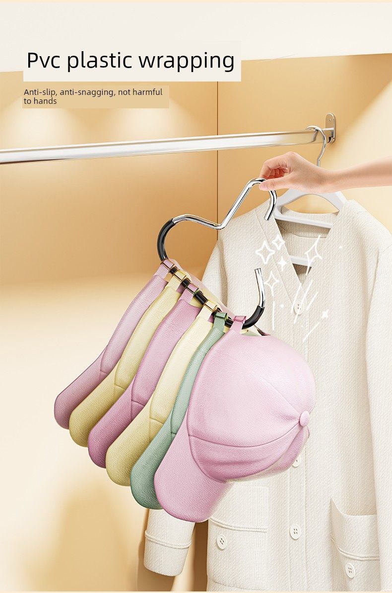 吊带衣架贴身衣架储物背心专用挂帽包衣柜宿舍多功能环钩收纳整理架详情8