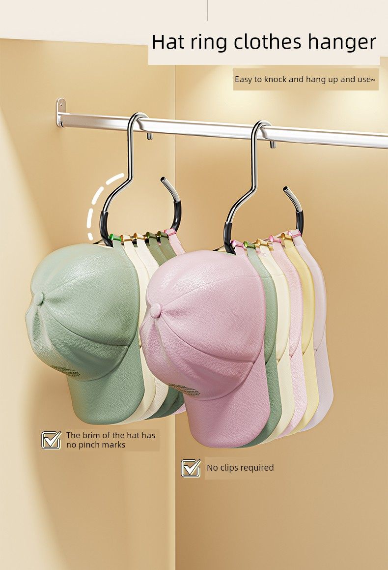 吊带衣架贴身衣架储物背心专用挂帽包衣柜宿舍多功能环钩收纳整理架详情1