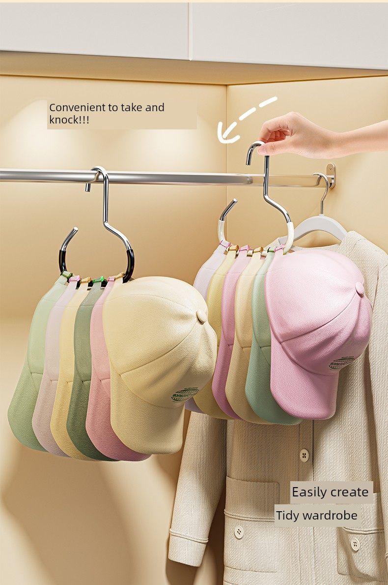 吊带衣架贴身衣架储物背心专用挂帽包衣柜宿舍多功能环钩收纳整理架详情5
