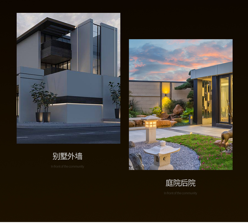 跨境现代简约户外防水led壁灯酒店创意过道楼梯走廊客厅壁灯卧室详情26