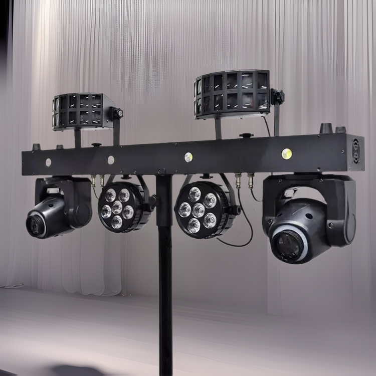 移动动态支架舞台灯电脑灯蝴蝶灯光束图案摇头KTV直播染色效果灯