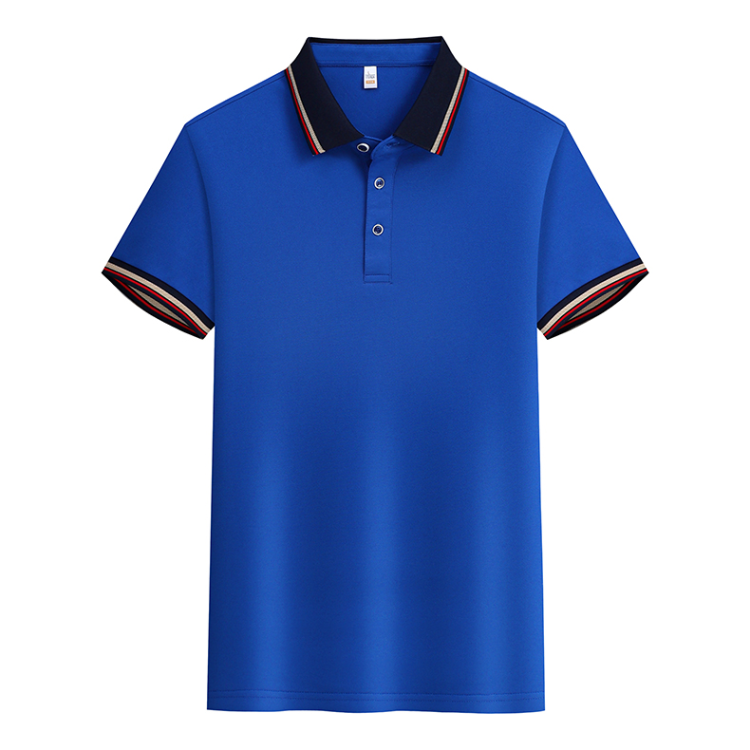 Custom-made short-sleeved work clothes, summer quick-drying workwear advertisements, polo shirts, pure cotton T-shirts, men's and women's factory uniforms with printed logos Item Picture