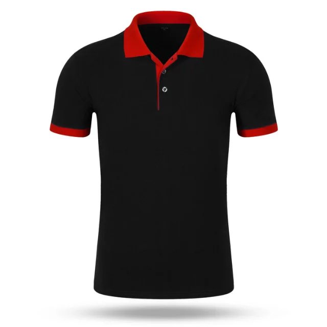 Customized work uniforms, T-shirts, class uniforms, pure cotton lapel POLO shirts, short-sleeved work clothes, custom-made, can be embroidered or printed Specification image