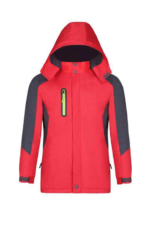 Haoen's autumn and winter jackets, men's and women's thickened and fleece outdoor cotton-padded clothes, windproof and warm mountaineering suits, a trendy brand details Picture