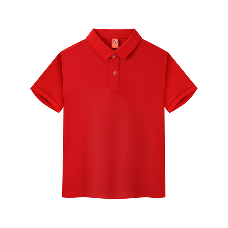 Custom-made short-sleeved POLO shirts and T-shirts for summer children's class uniforms and school uniforms details Picture