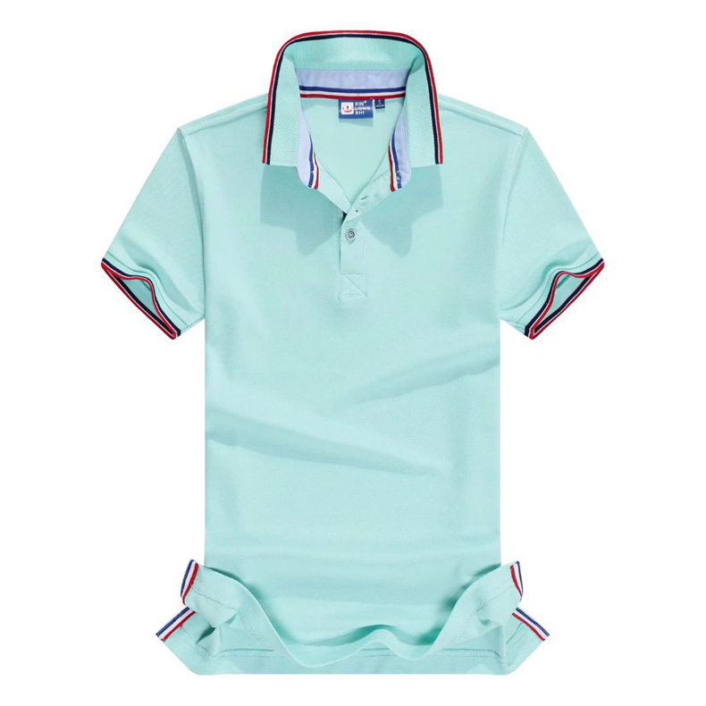 Haoen Polo Custom Enterprise Work Clothes T-Shirt Pure Cotton Short-Sleeved Work Clothes Diy Culture Shirt Printed Logo Specification drawing