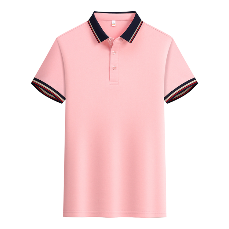 Custom-made short-sleeved work clothes, summer quick-drying workwear advertisements, polo shirts, pure cotton T-shirts, men's and women's factory uniforms with printed logos Specification image