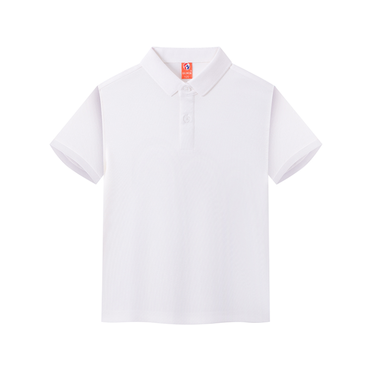 Custom-made short-sleeved POLO shirts and T-shirts for summer children's class uniforms and school uniforms