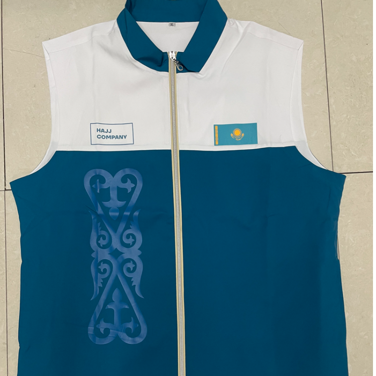 Work uniform travel company advertising vest, Kazakhstan Mack Pilgrimage special vest Specification image