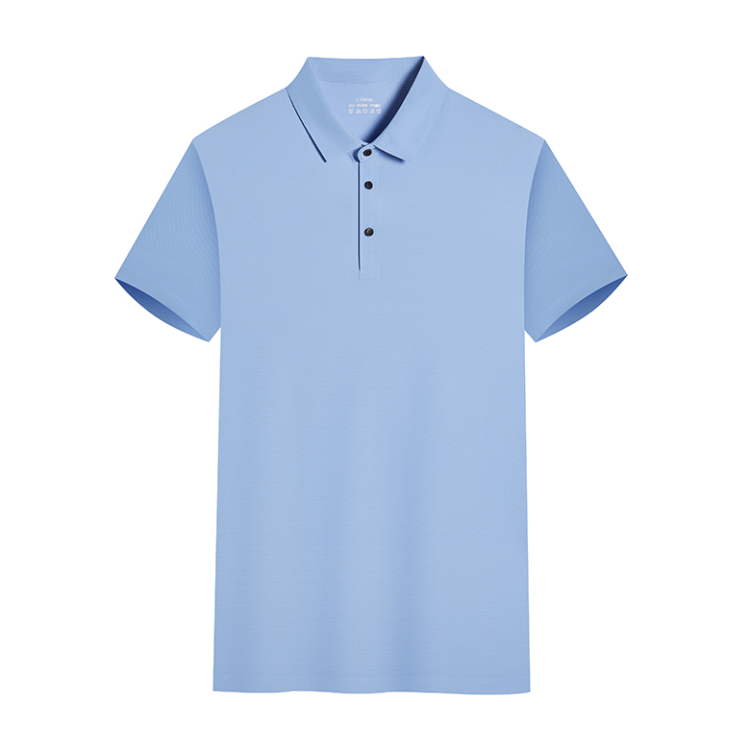 Ice silk short-sleeved POLO shirts, T-shirts, custom work clothes, summer advertising shirts, LOGO printed enterprise factory uniforms, men's and women's work clothes Specification image