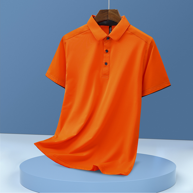 Quick-drying short-sleeved POLO shirts, T-shirts, custom work clothes, summer advertising shirts, LOGO printed enterprise factory uniforms, men's and women's work clothes details Picture