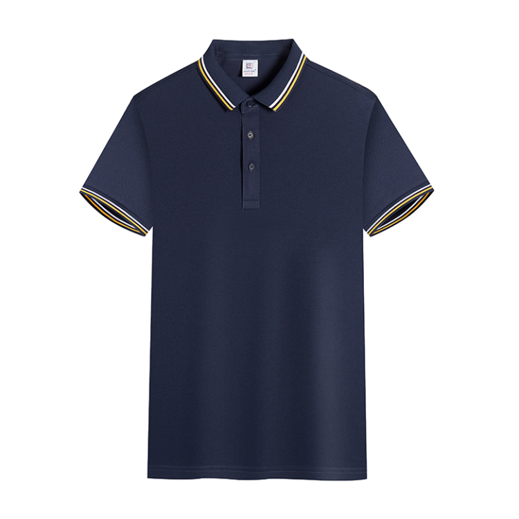 Short-sleeved POLO shirts, T-shirts, custom work clothes, summer advertising shirts, LOGO printed enterprise factory uniforms, men's and women's work clothes