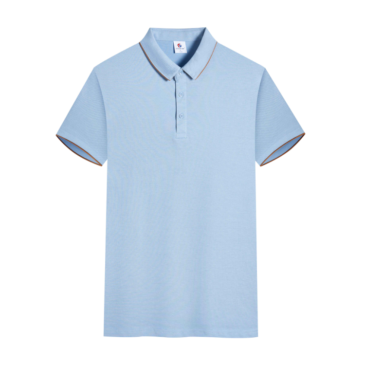 Ice silk short-sleeved POLO shirts, T-shirts, custom work clothes, summer advertising shirts, LOGO printed enterprise factory uniforms, men's and women's work clothes Specification image