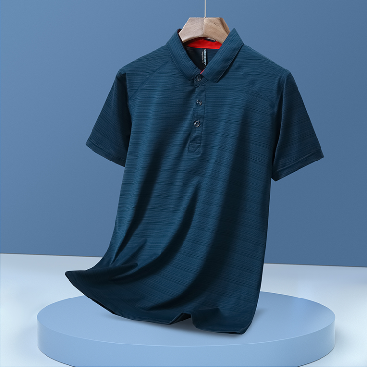 Short-sleeved POLO shirts, T-shirts, custom work clothes, summer advertising shirts, LOGO printed enterprise factory uniforms, men's and women's work clothes details Picture