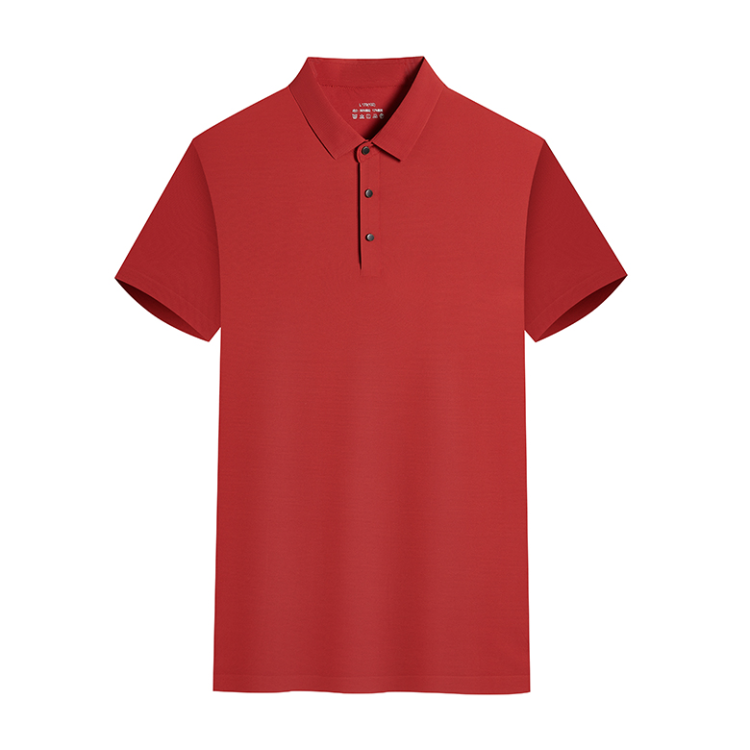 Ice silk short-sleeved POLO shirts, T-shirts, custom work clothes, summer advertising shirts, LOGO printed enterprise factory uniforms, men's and women's work clothes details Picture