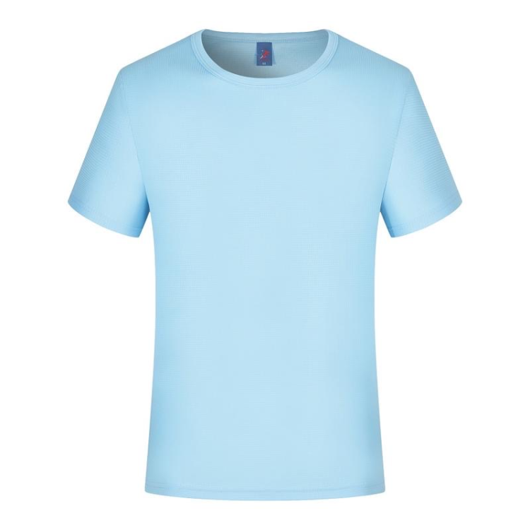 Custom-made short-sleeved work clothes for summer, quick-drying and breathable sportswear, advertising T-shirts, men's and women's factory uniforms with printed logos details Picture