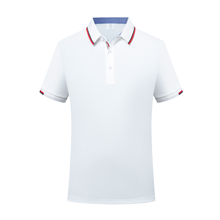 Customized advertising shirts, logo lapel short-sleeved work clothes, T-shirts, printed cultural shirts, corporate polo shirts, factory uniforms details Picture