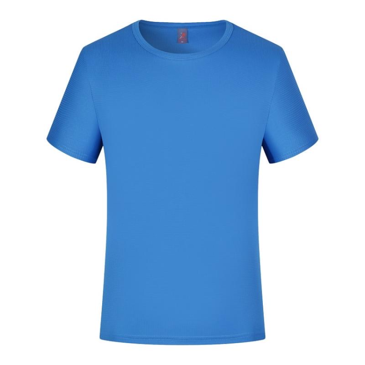 Custom-made short-sleeved work clothes for summer, quick-drying and breathable sportswear, advertising T-shirts, men's and women's factory uniforms with printed logos Specification image