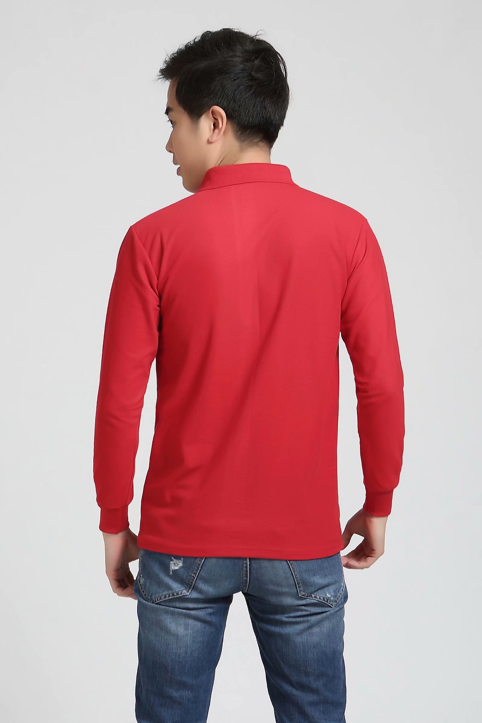 T恤衫定制工作服T恤定做纯棉工衣长袖广告文化衫T恤衣服印字