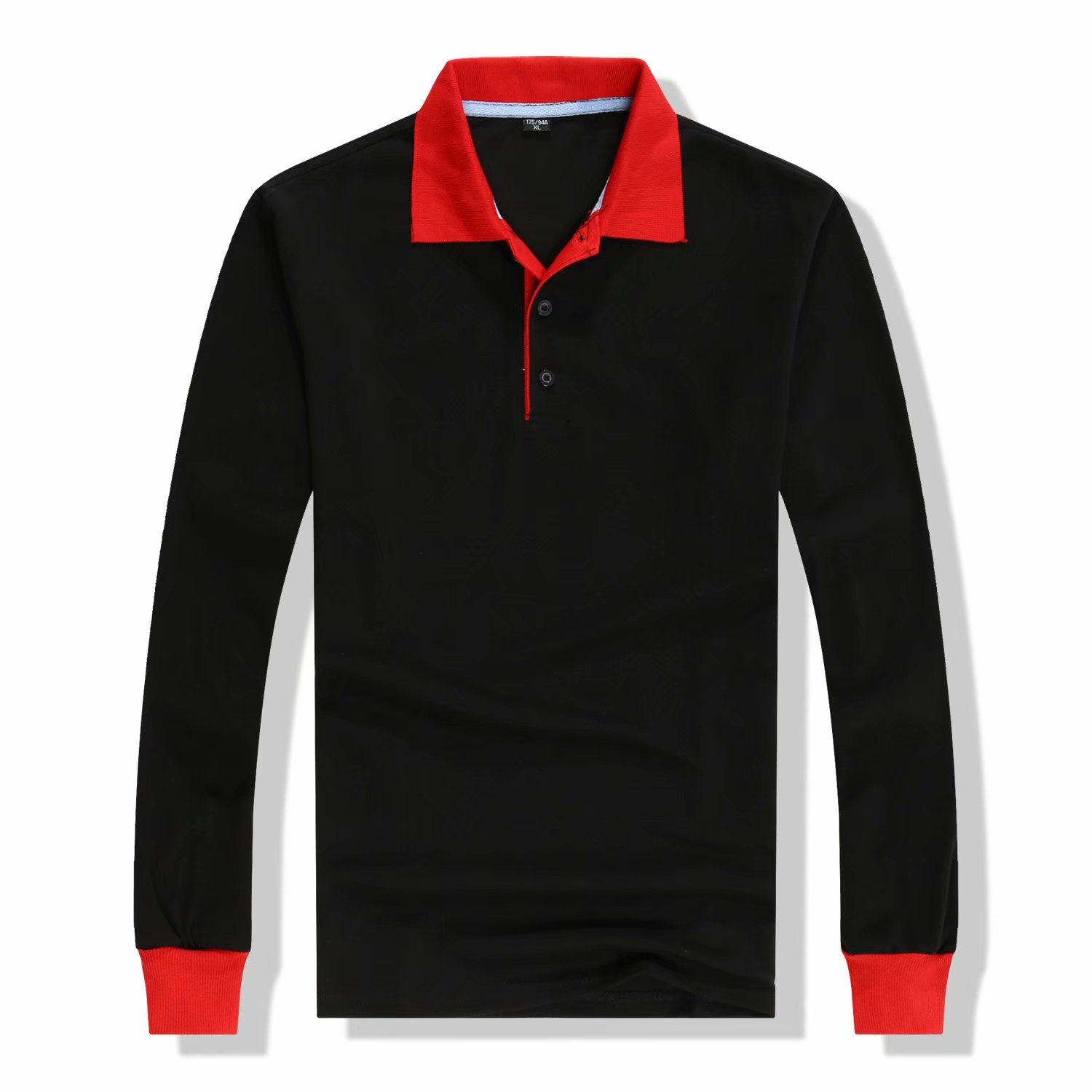 Customized work uniforms, T-shirts, class uniforms, pure cotton lapel POLO shirts, long-sleeved work clothes, custom-made, can be embroidered or printed