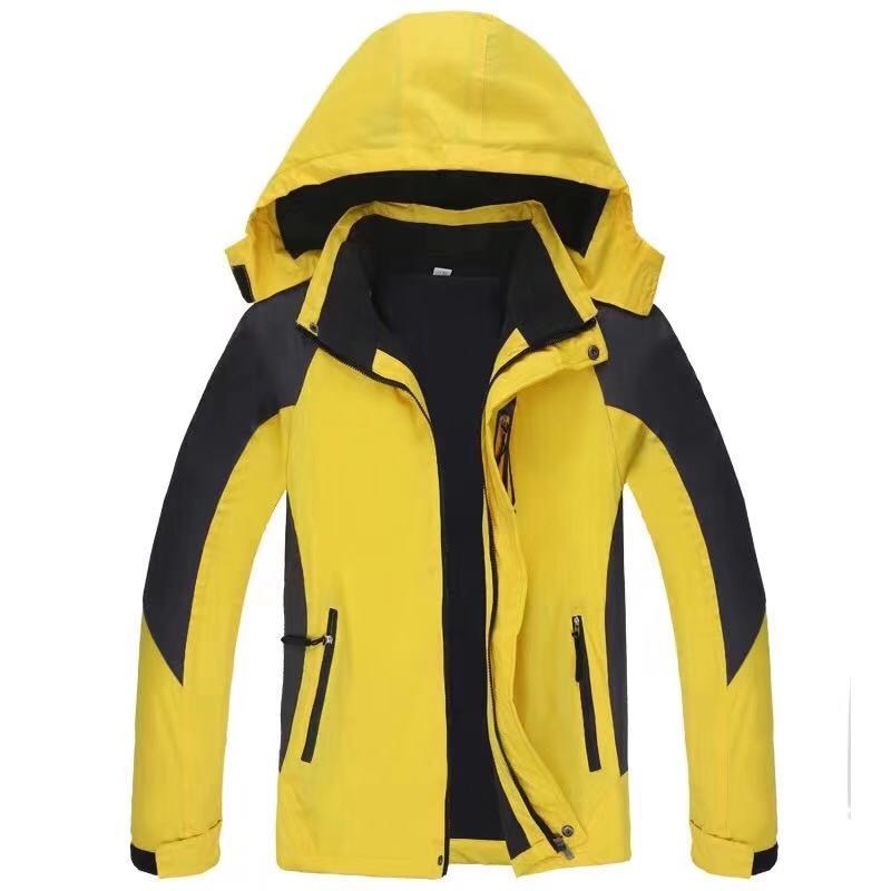 Hardshell Work Clothes Custom Printed Logo Word Embroidery Custom Hardshell Winter With Fleece Thickened Men's And Women's Coats Specification drawing